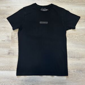 Chipotle T-Shirt Food Fight Black Pinto XSmall Black Crew  Graphic Tee Top